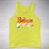 Believe Twink Pride Flag Jingle Bell Premium Tank Top - Neon Yellow